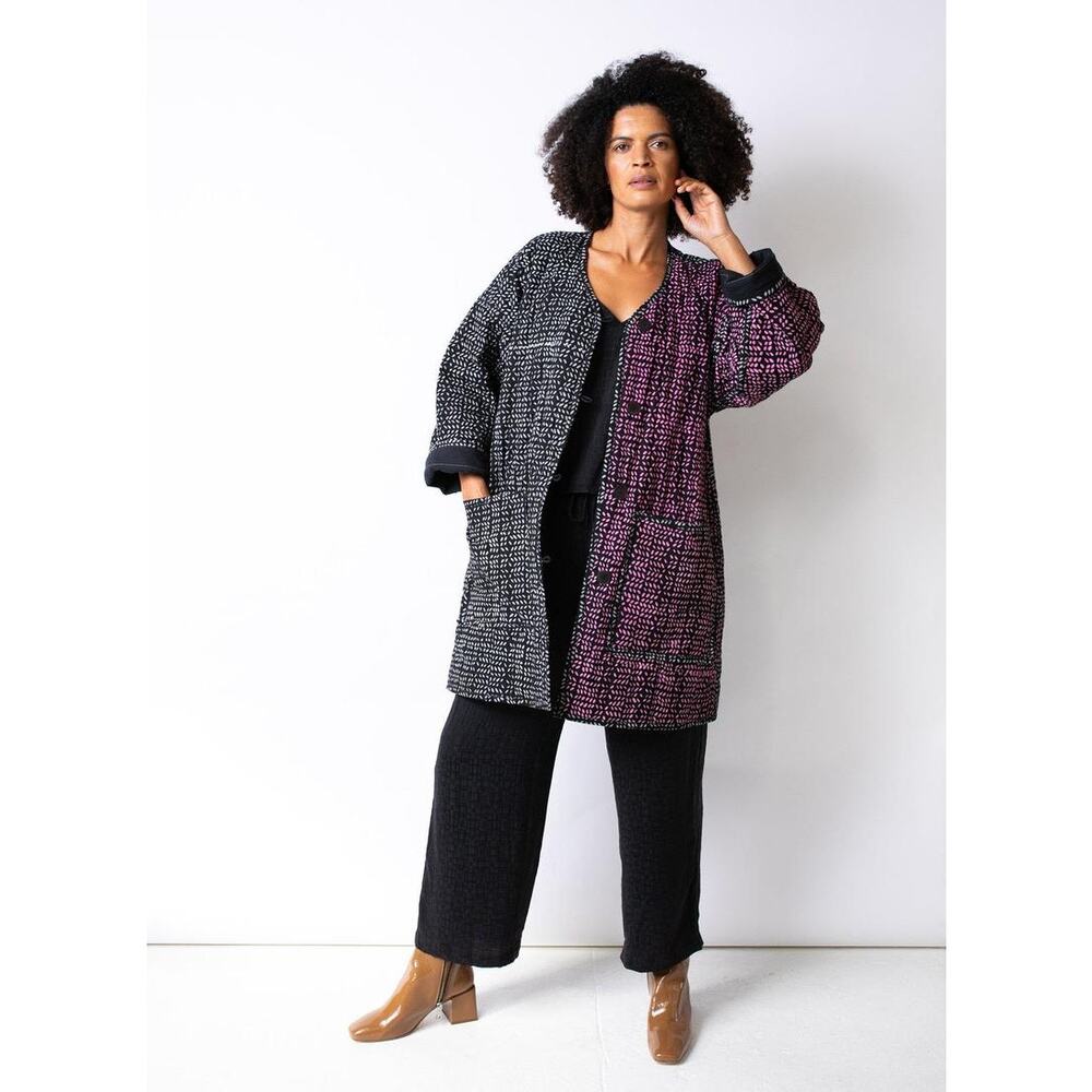 Seek Collective Reversible Space Coat Foliage Print Size XS/S NWT MSRP: $338